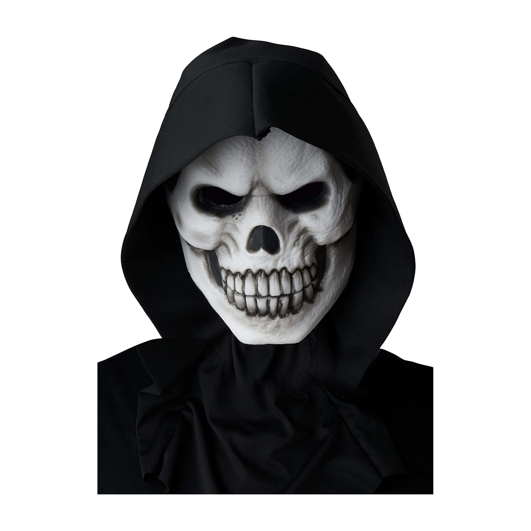 White Skull Light-Up Adult Costume Mask