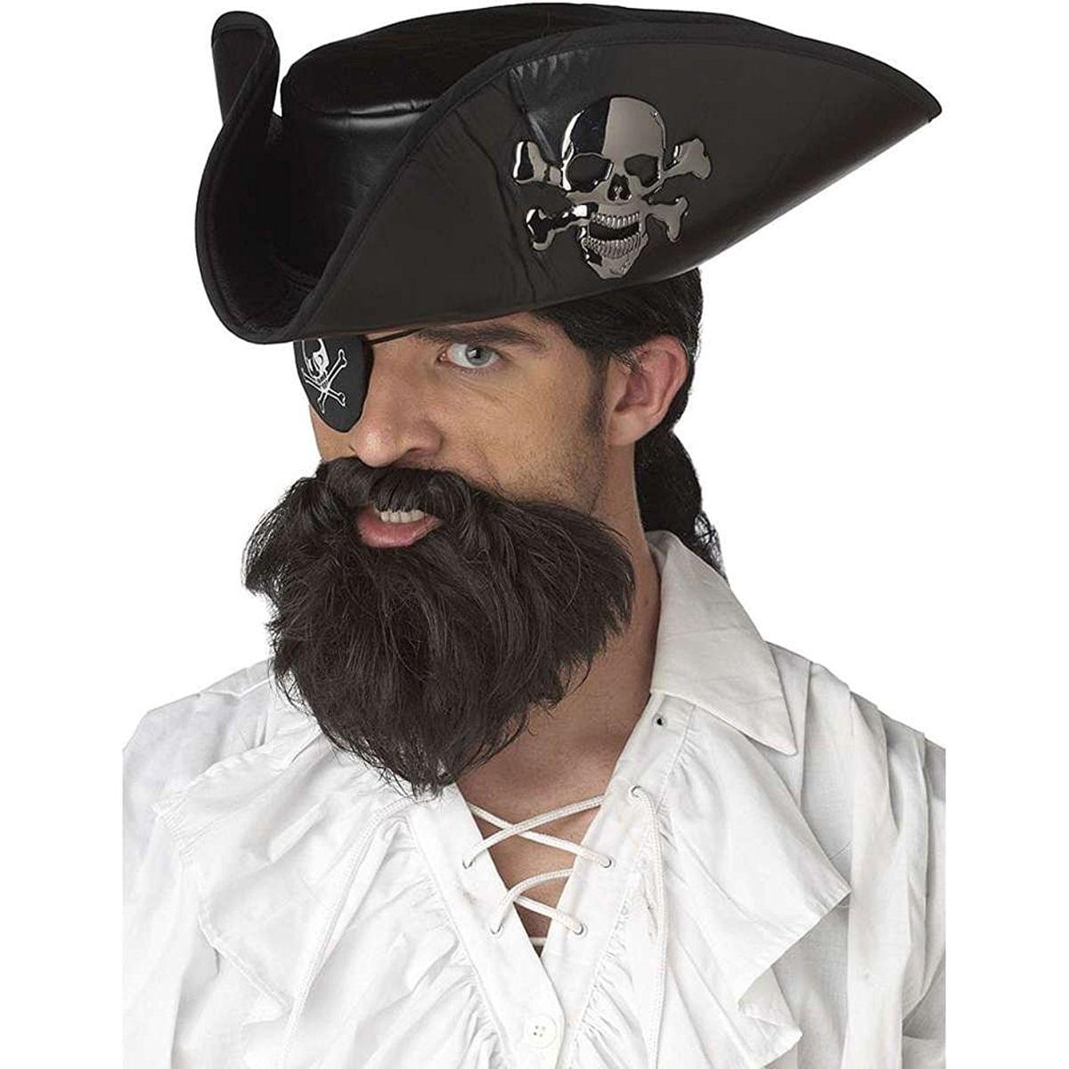 Captain Beard And Mustache Costume Set