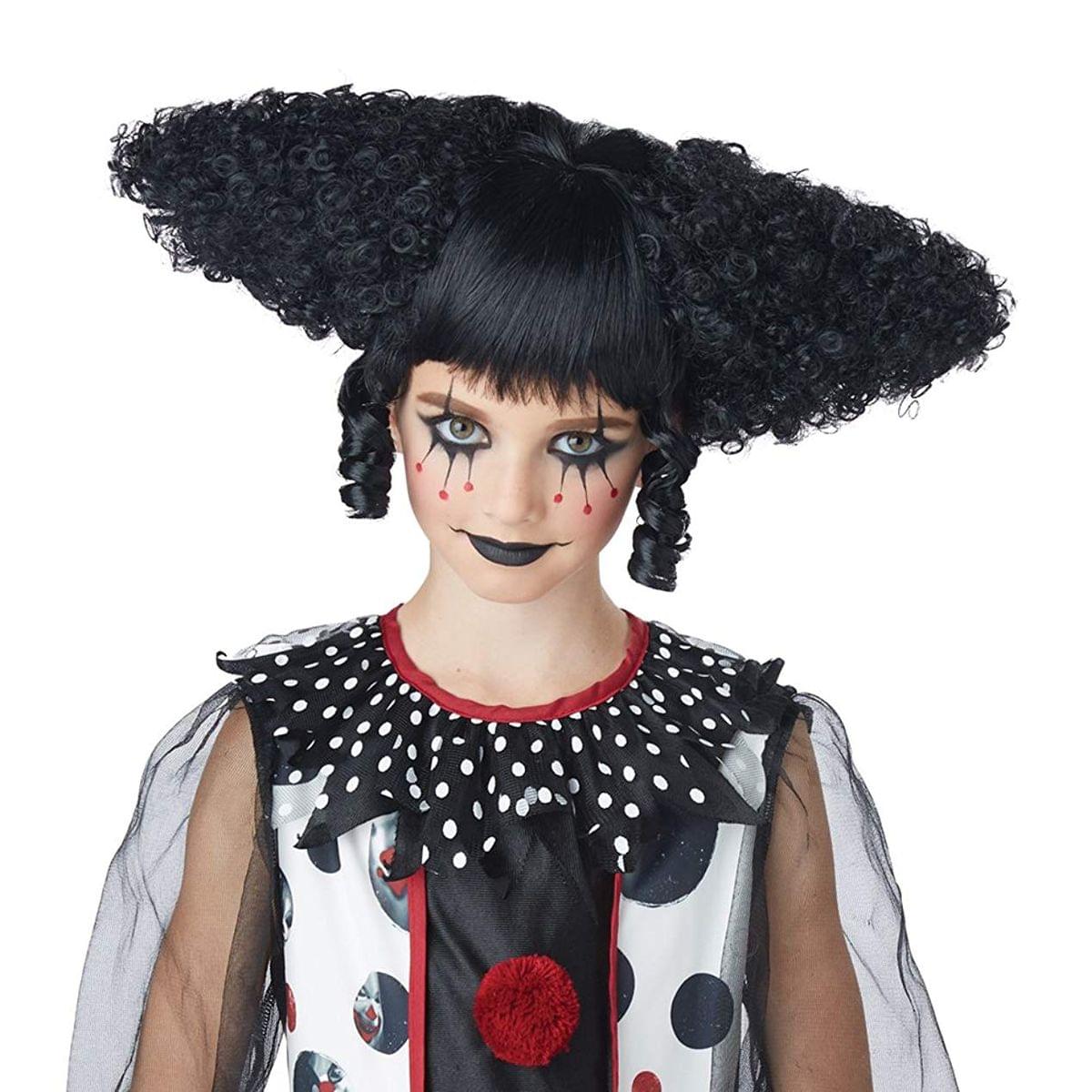 Creepy Clown Women's Costume Wig - Black