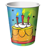 8 Pack 9Oz Cups Cake Celebration