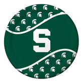 8 Pack 8 3/4 Round Luncheon Plate Michigan State
