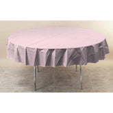 Touch Of Color Octy-Round Round Plastic Table Cover Classic Pink
