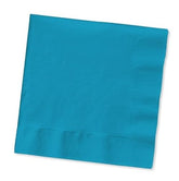 Touch Of Color 50 Count Beverage Napkins Turquoise