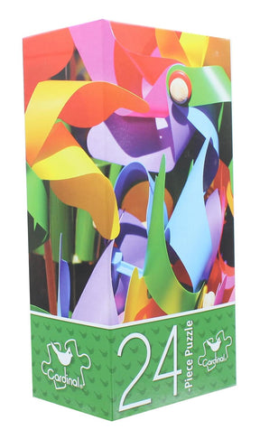 Colorful Pinwheels 24 Piece Kids Jigsaw Puzzle