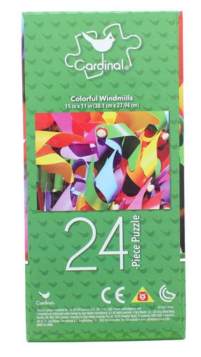 Colorful Pinwheels 24 Piece Kids Jigsaw Puzzle