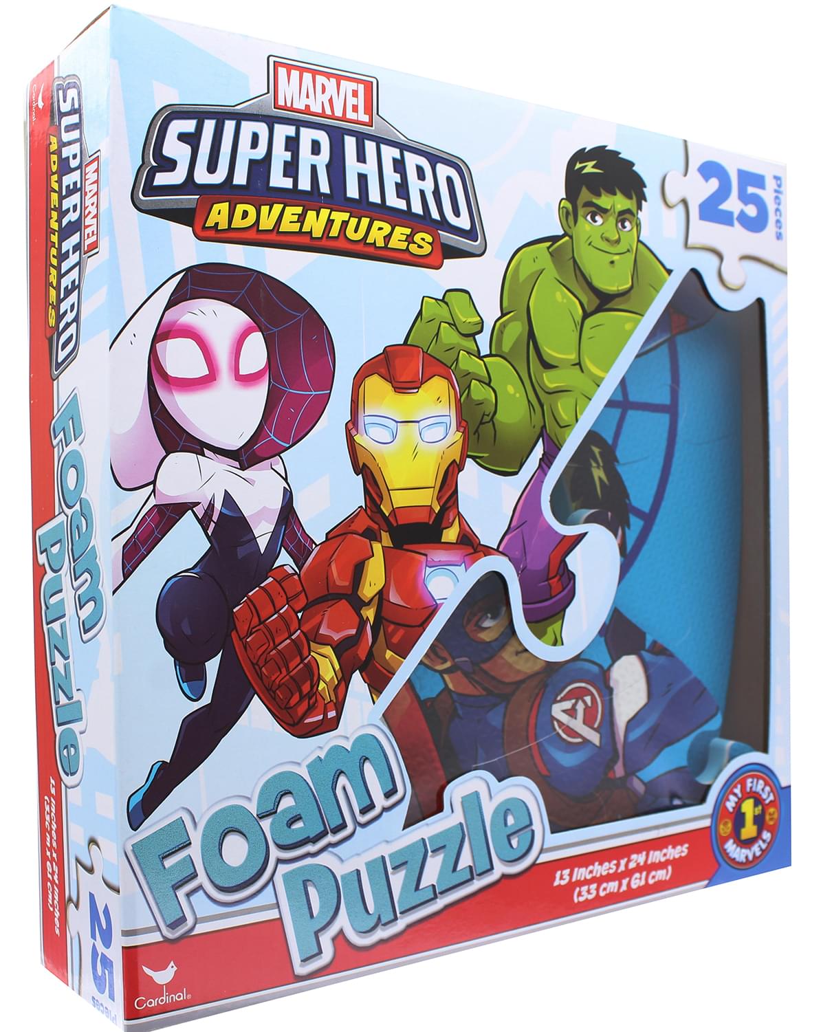 Marvel Super Hero Adventures 25 Piece Foam Jigsaw Puzzle