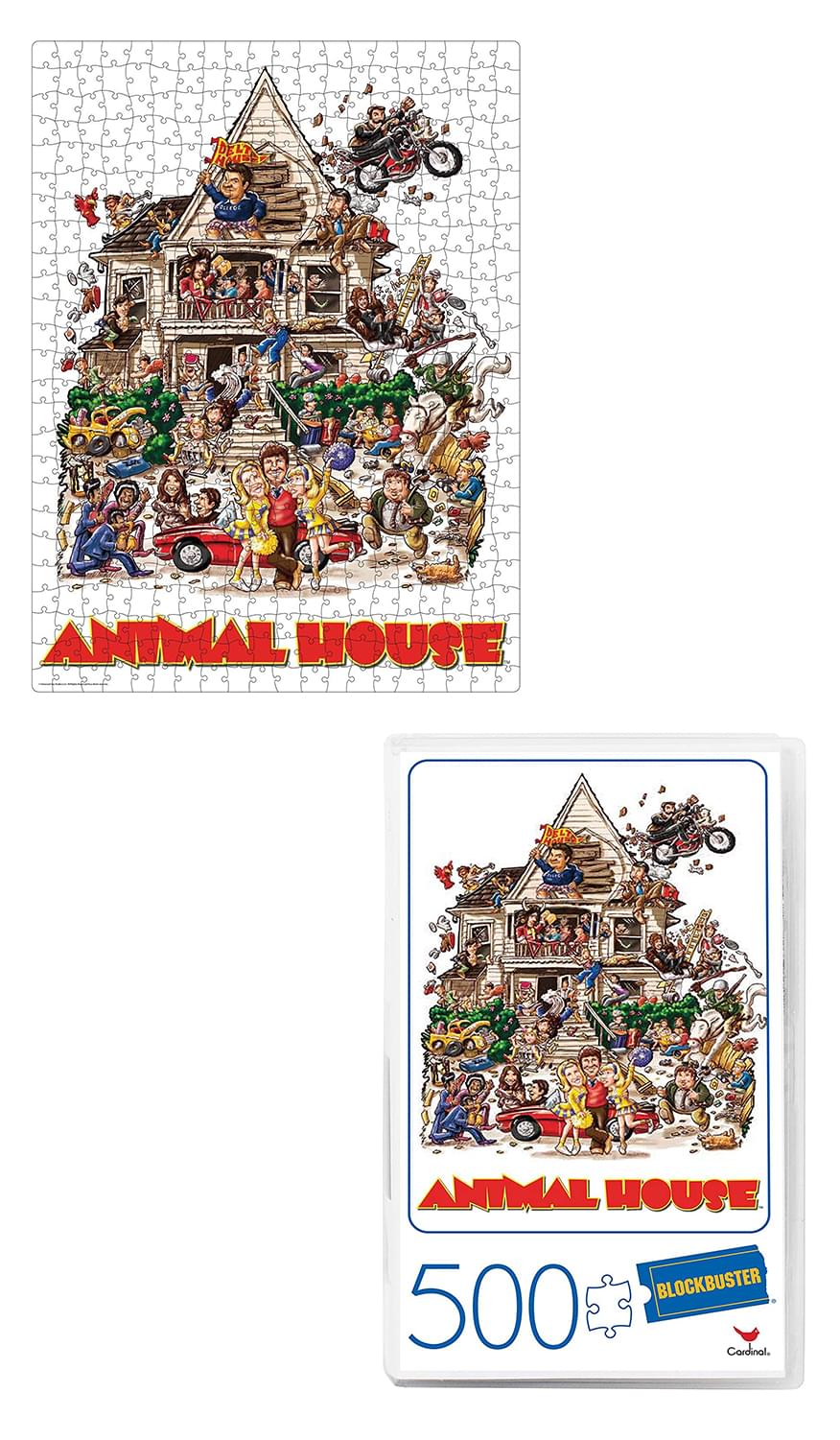 Animal House 500 Piece Jigsaw Puzzle in Plastic VHS Video Case