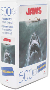 JAWS 500 Piece Jigsaw Puzzle in Plastic VHS Video Case