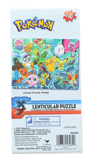 Pokemon XY 100 Piece Lenticular Jigsaw Puzzle