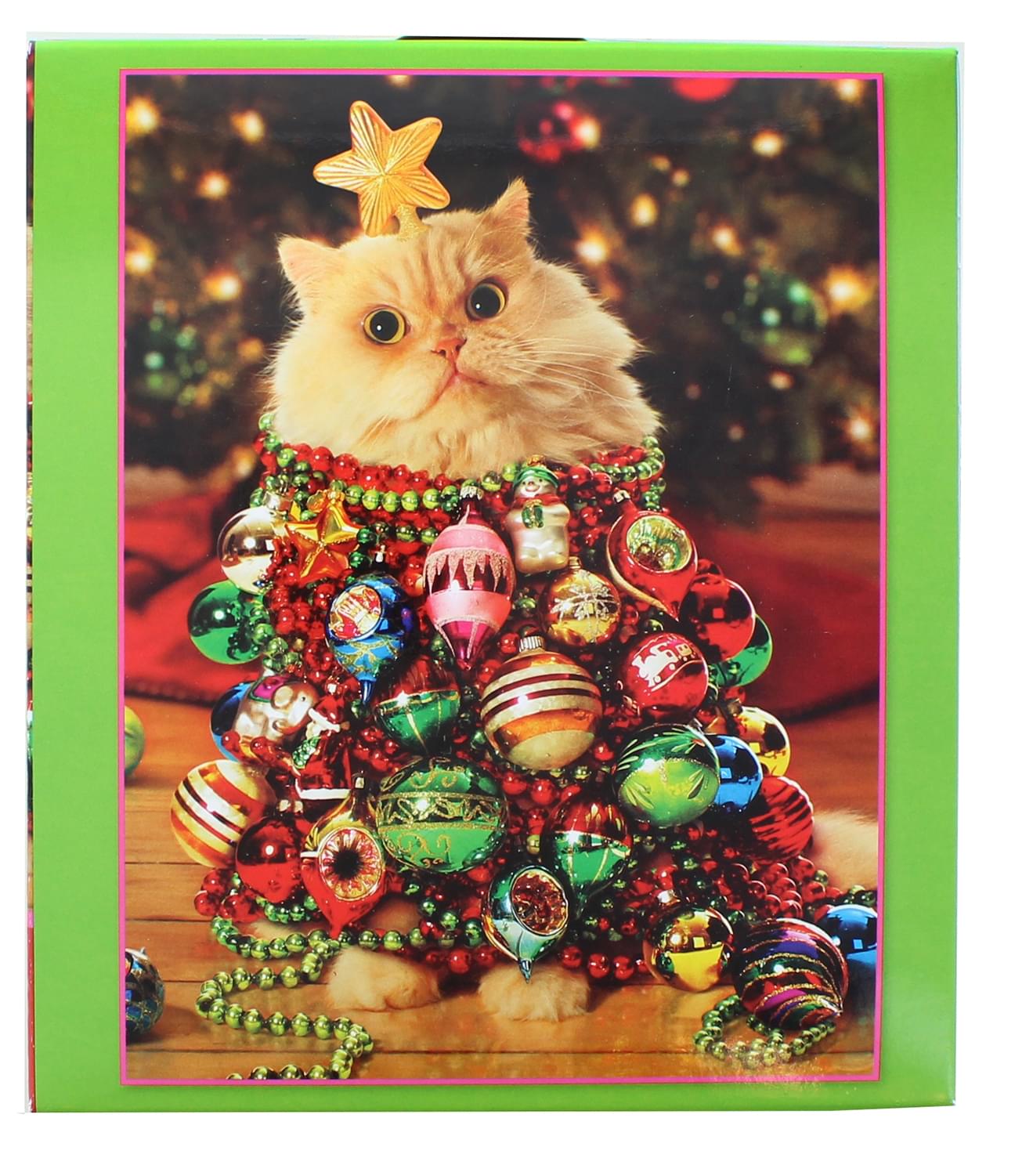 Ornament Kitty 550 Piece Christmas Jigsaw Puzzle