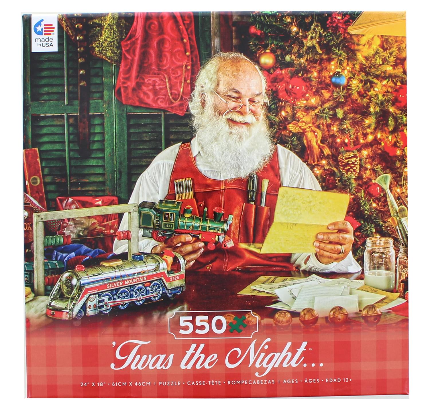 Twas the Night 550 Piece Christmas Jigsaw Puzzle