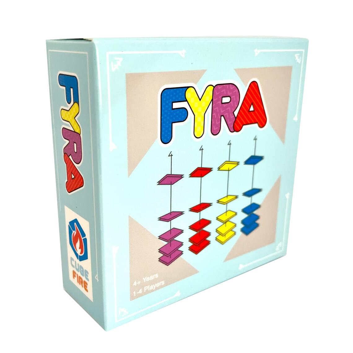 Stack Card Game Fyra Matching & Stacking Card Game | 1-4 Players | Free Shipping