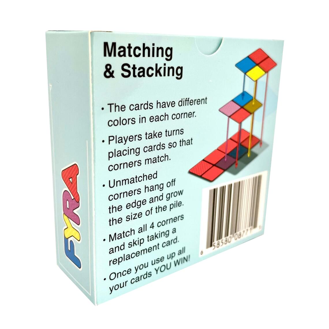 Fyra Matching & Stacking Card Game | 1-4 Players