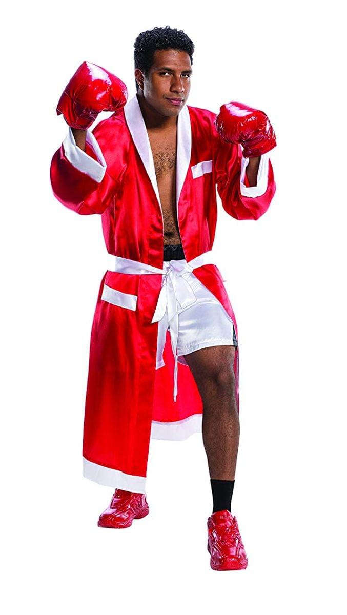 The Boxer Men's Costume Robe & Shorts (Red)