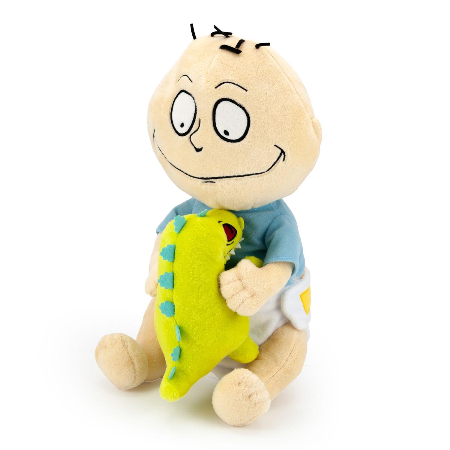 Nickelodeon Rugrats Tommy Pickles and Reptar Stuffed Plush Toy, 12"
