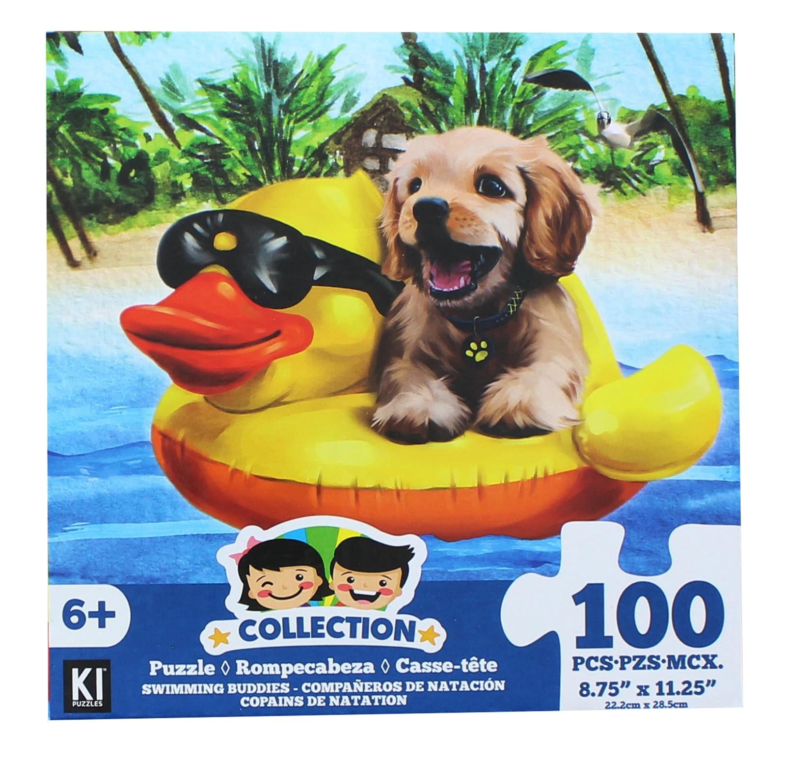 Rubber Duck and Dog 100 Piece Juvenile Collection Jigsaw Puzzle