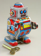 Vintage Style 2" Tin Robot Mini