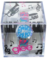 Glee Watch Teal Face With Pink & Teal Band