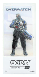 Overwatch 3-Inch Collectible Enamel FiGPiN Wave 1 - Soldier 76