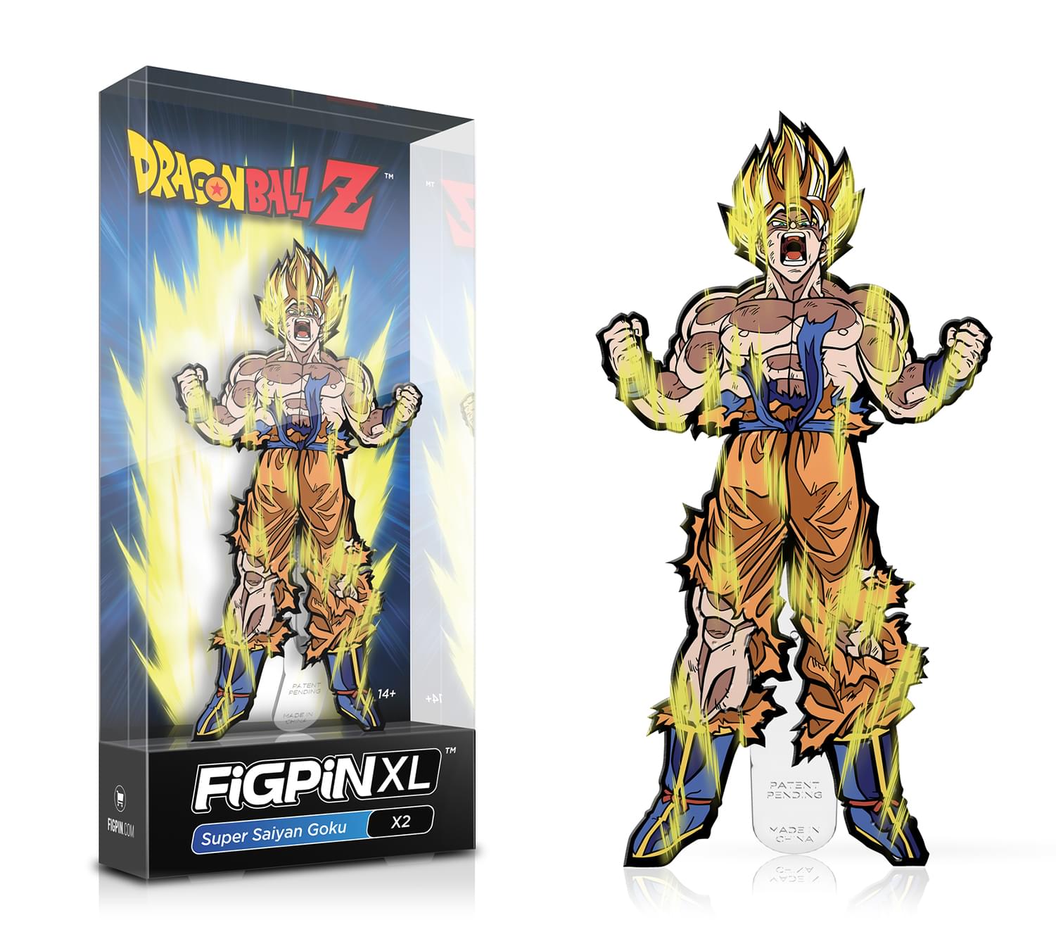 Dragon Ball Z Enamel FiGPiN XL | Super Saiyan Goku #X2