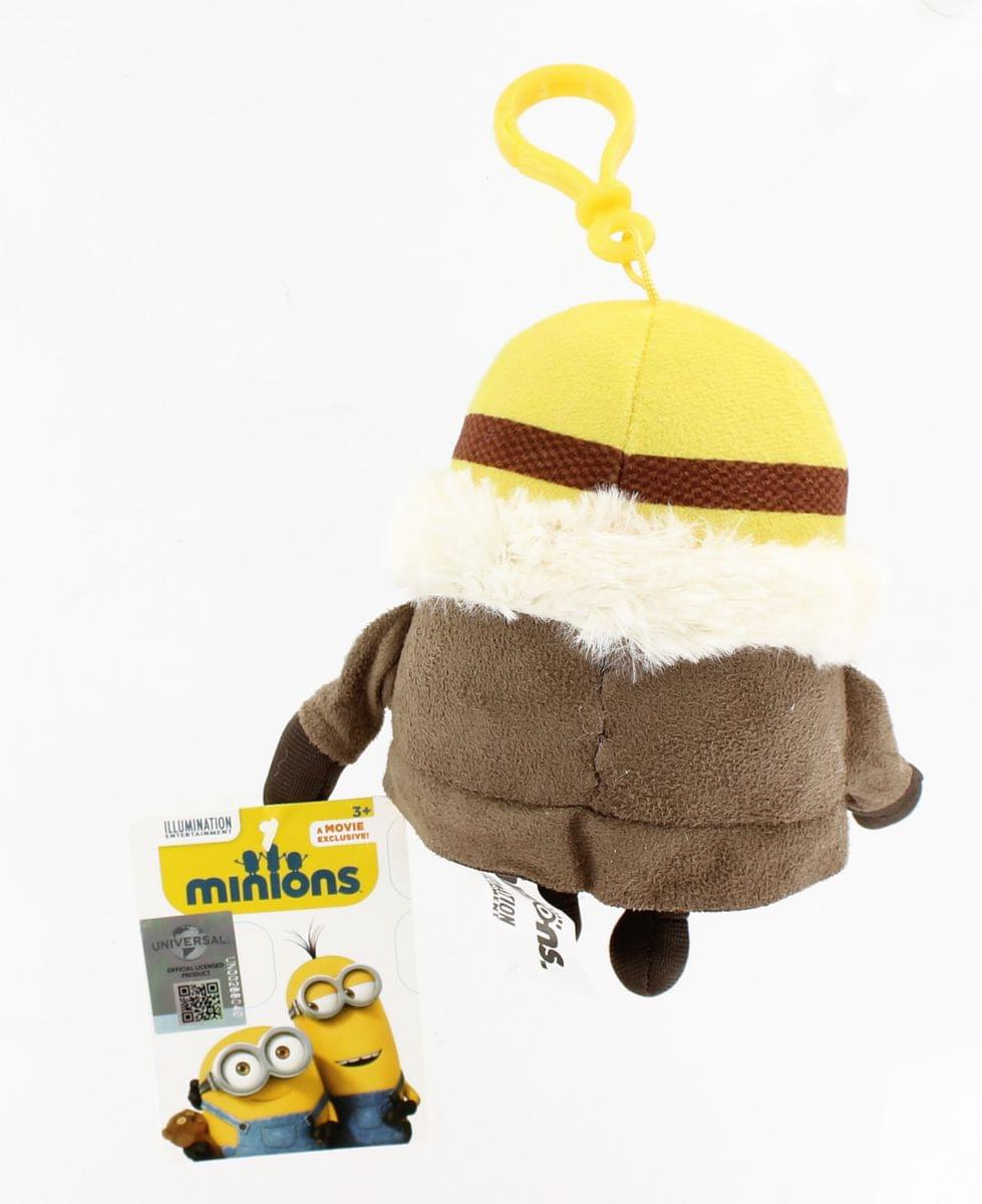 Minion Movie Winter Minion (2 Eyes) Clip-On 5" Plush