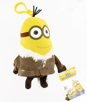 Minion Movie Tall Winter Minion (2 Eyes) Clip-On 5" Plush