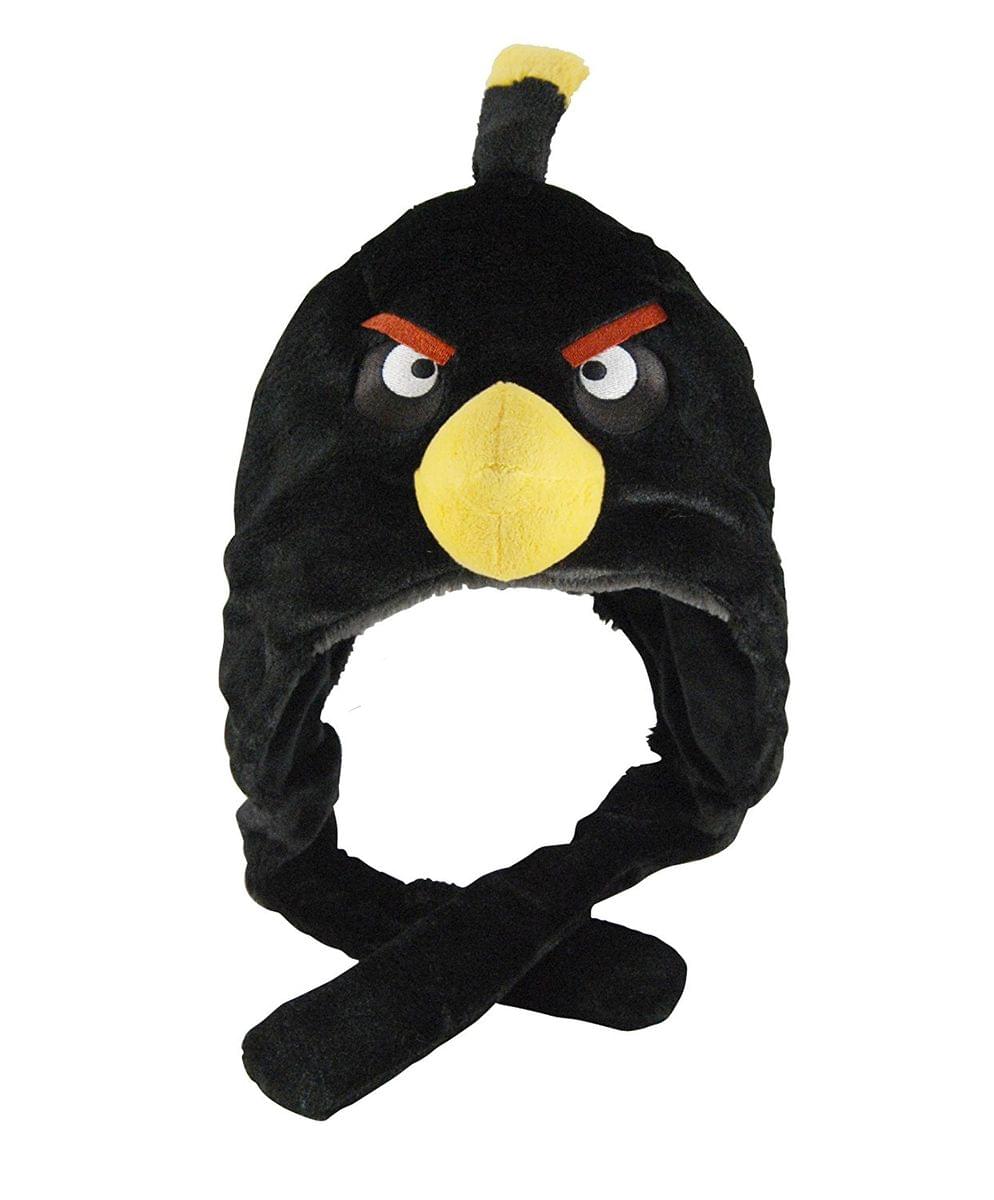 Angry Birds Plush Hat: Black Bird