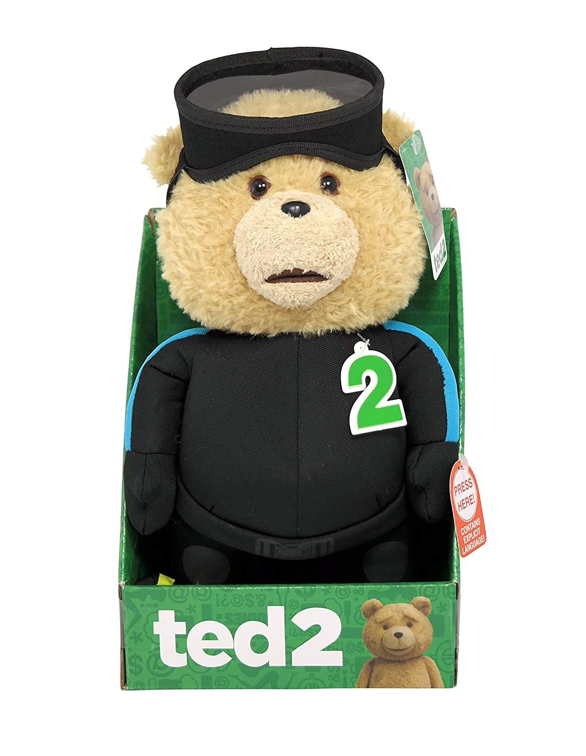 Ted 2 Talking Ted In Scuba Outfit 16 Inch Plush Teddy Bear - Explicit