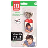 1D One Direction Collectible Dog Tag Necklace: Liam