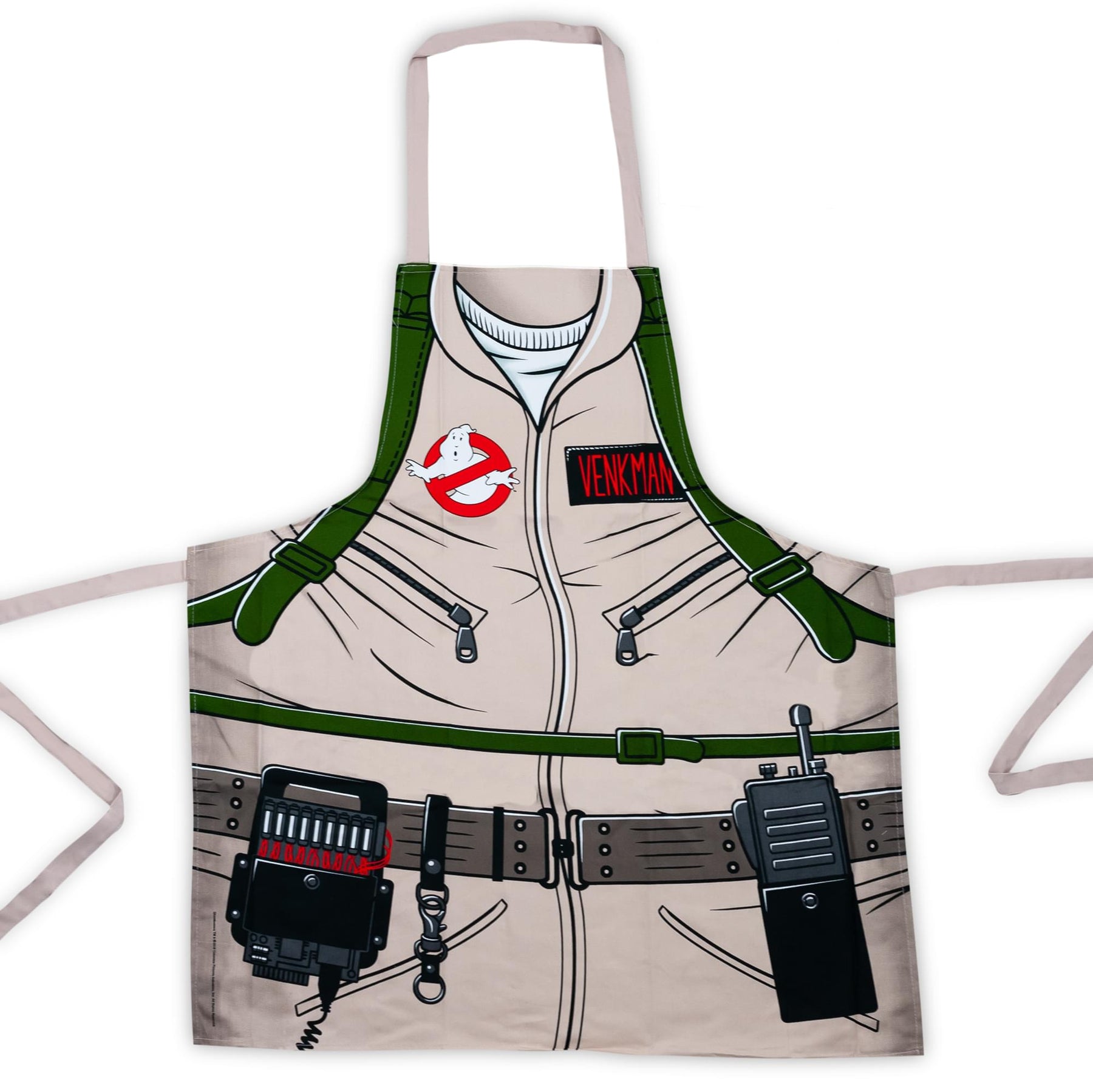 Ghostbusters Cooking Apron | Peter Venkman's Uniform Grill Apron | 100% Cotton