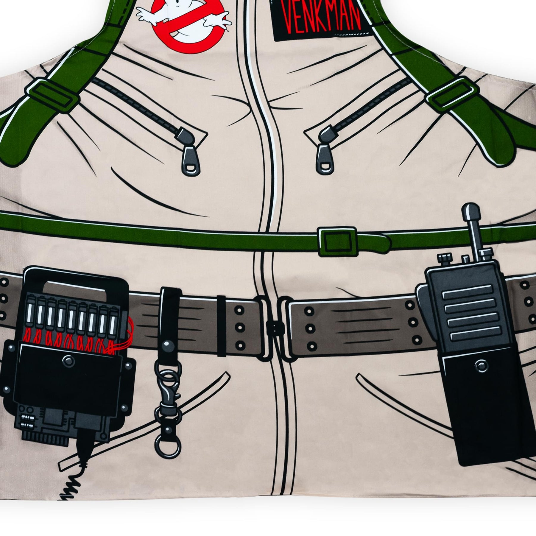 Ghostbusters Cooking Apron | Peter Venkman's Uniform Grill Apron | 100% Cotton