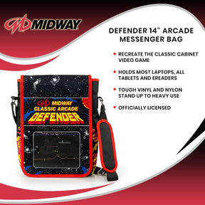 Defender 14" Arcade Messenger Bag