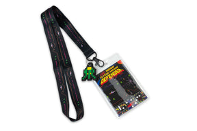 Midway Arcade Games Lanyard w/ ID Holder & Charm - Defender