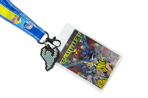 Midway Arcade Games Lanyard w/ ID Holder & Charm - Gauntlet
