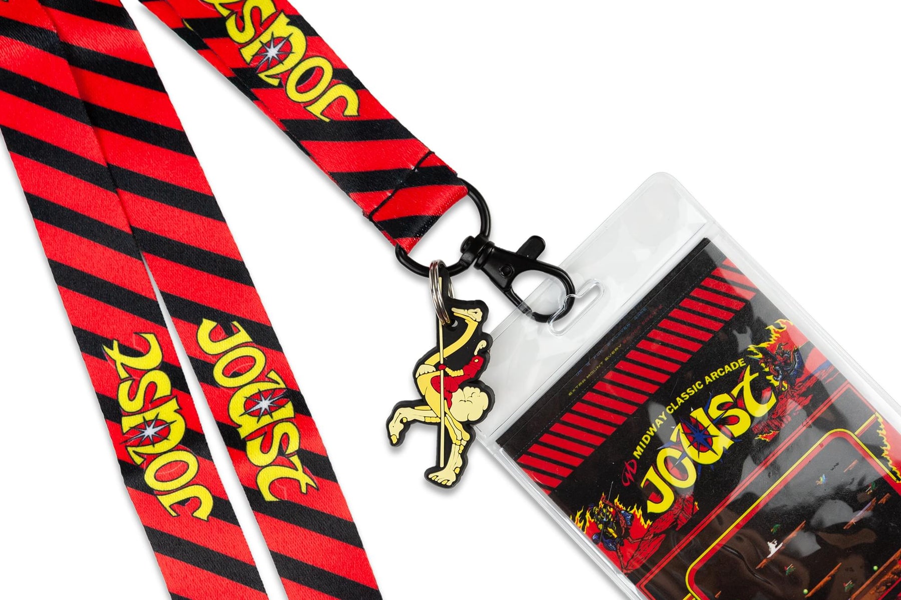 Midway Arcade Games Lanyard w/ ID Holder & Charm - Joust