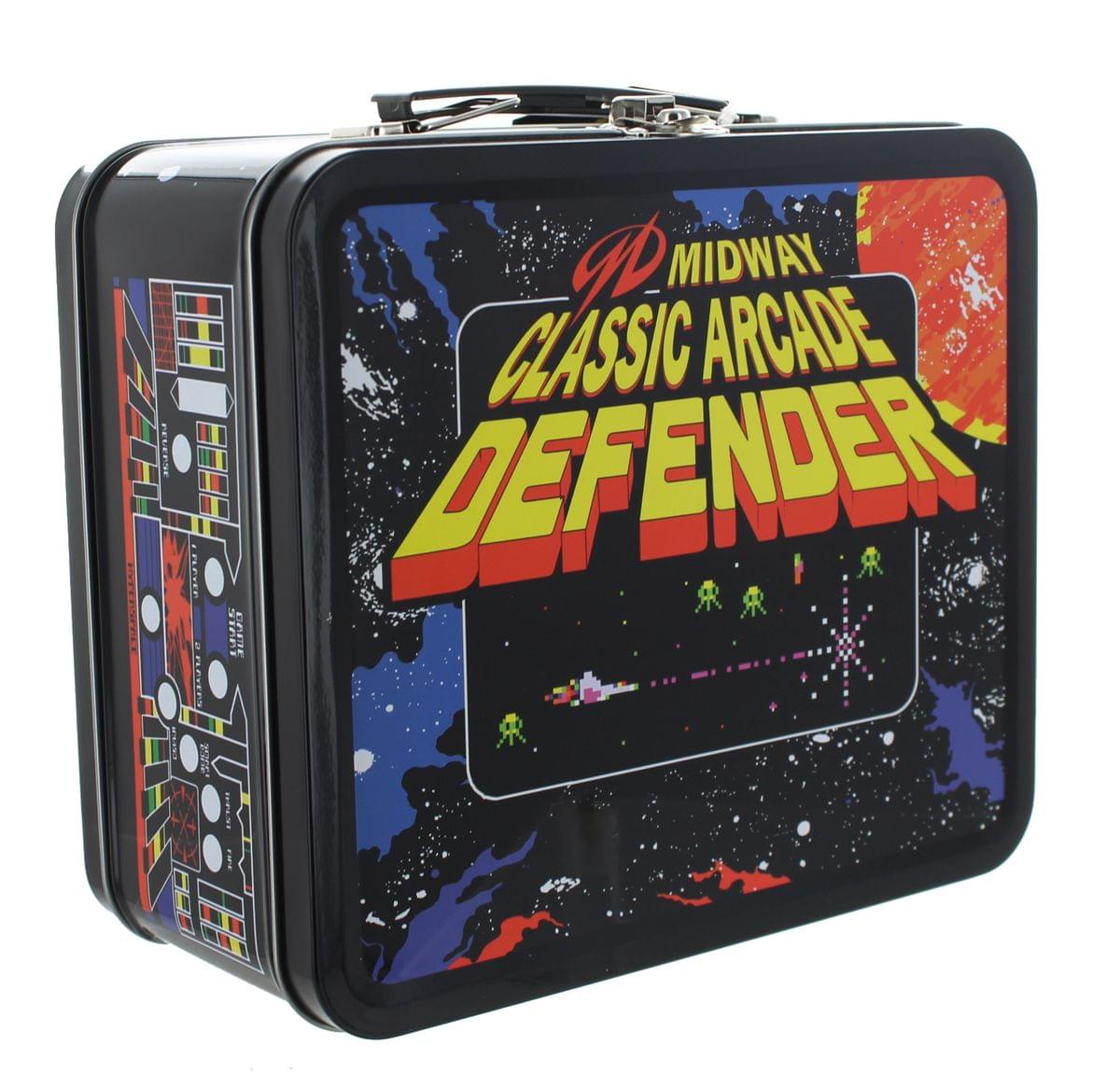 Midway Classic Arcade Tin Lunch Box, Defender