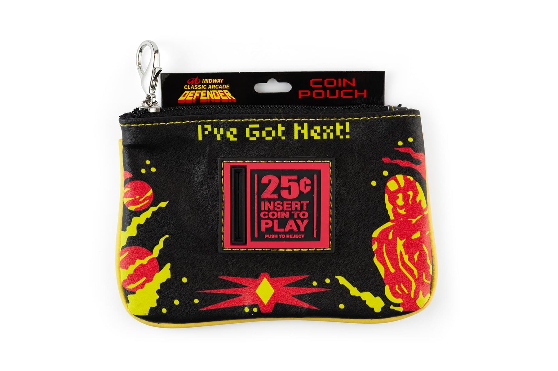 Midway Arcade Games Defender Themed Zippered Coin Purse & Mini Cash Wallet