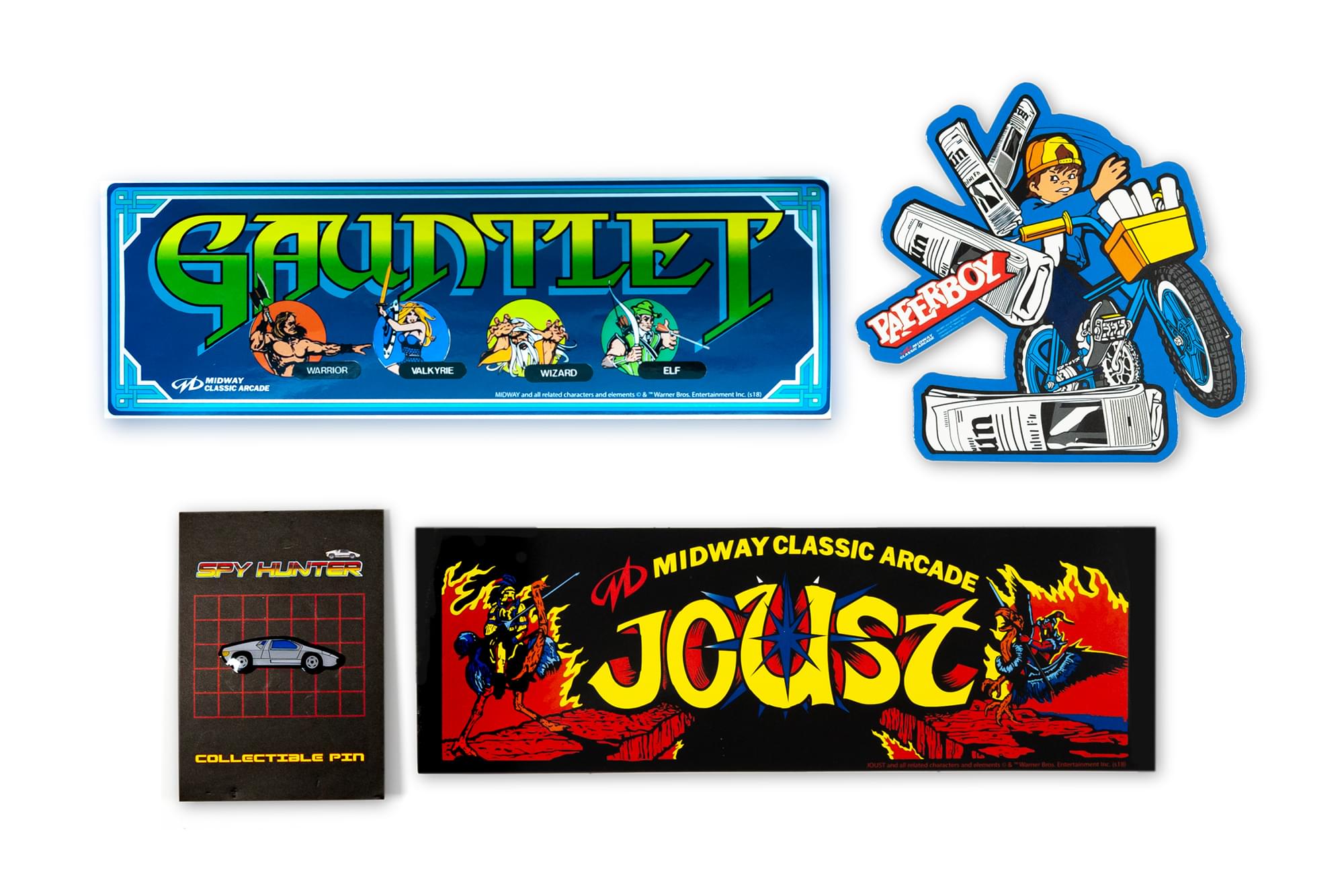 Midway Classic Retro Arcade Gaming Loot Box | Includes 7 Unique Collectibles