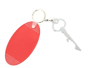 Retro Motel Key Fob - KY Korral Red