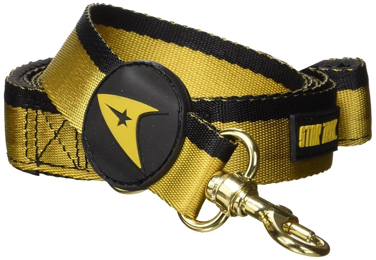 Star Trek Starfleet Gold Uniform 6ft. Dog Leash