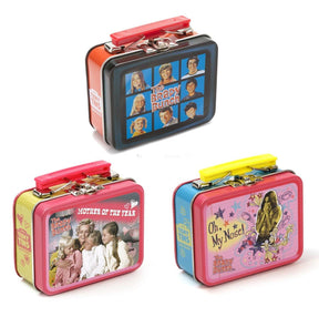 Retro TV Teeny Tin Lunch Box, 3 Random Designs Set