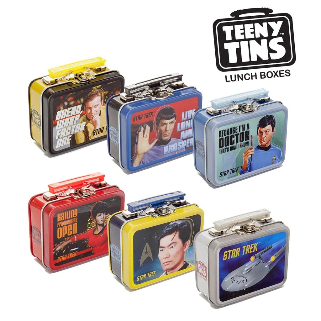Star Trek The Original Series Teeny Tin Lunch Box, Set of 3 Random Designs