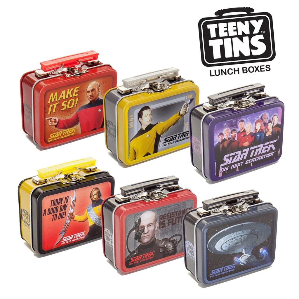 Star Trek The Next Generation Teeny Tin Lunch Box, Set of 3 Random Designs