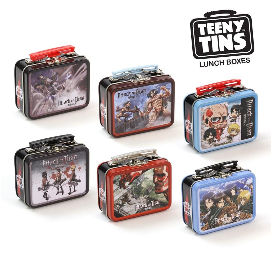 Attack on Titan Teeny Tin Lunch Box, Set of 3 Random Designs