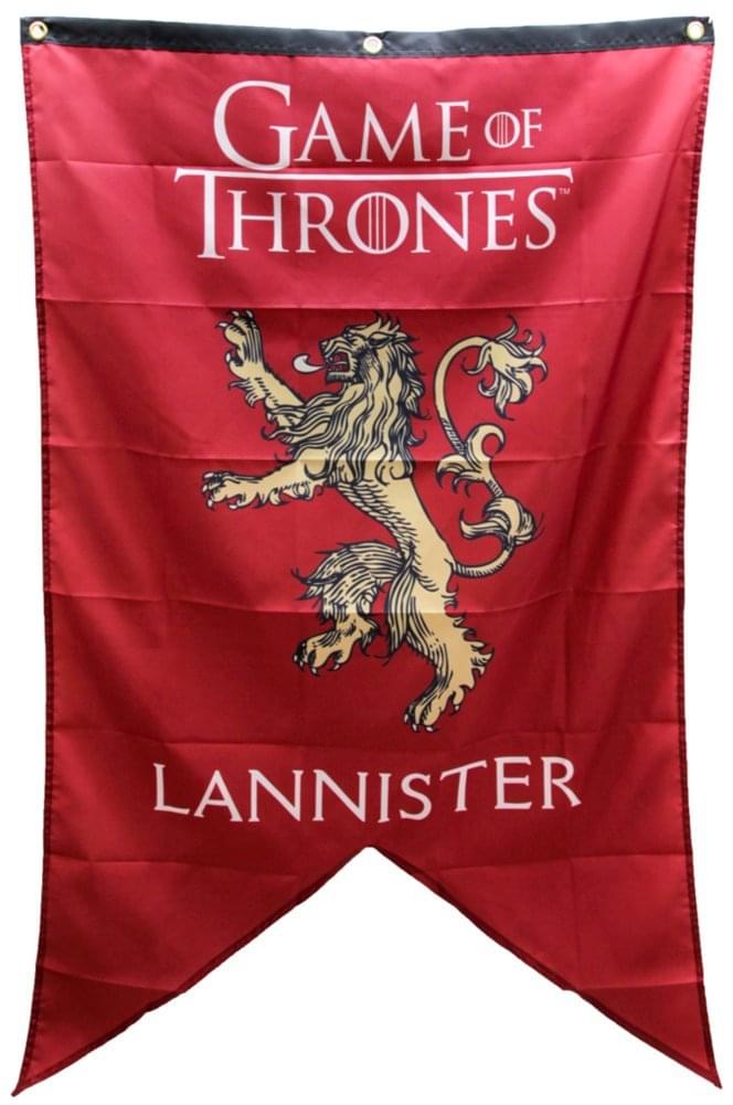 Game of Thrones House Lannister 30" x 50" Fabric Banner