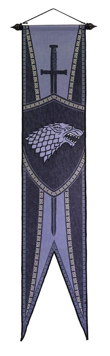 Game of Thrones 19.25"x60" House Stark Felt Wall Banner