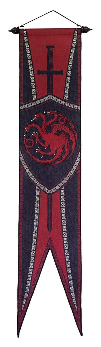 Game of Thrones 19.25"x60" House Targaryen Felt Wall Banner