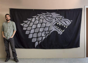 Game of Thrones House Stark Giant 62"x118" Fabric Wall Banner