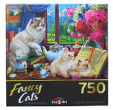 Fancy Cats Afternoon Lessons 750 Piece Jigsaw Puzzle