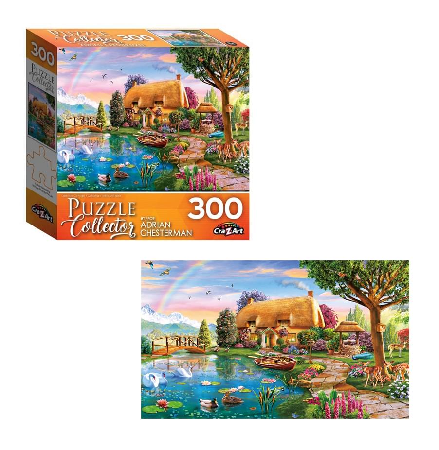 Lakeside Cottage 300 Piece Jigsaw Puzzle